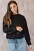 SWEATER BLACK TEJIDO CON CORDON ( TOM ) - comprar online