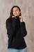 SWEATER BLACK TEJIDO CUELLO POLERA ( TOM ) - comprar online