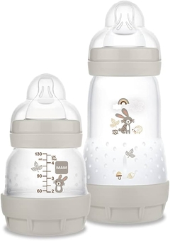 Imagem do KIT MAMADEIRA EASY START ANTICOLICA 130ML E 260ML BICO 0 MAM