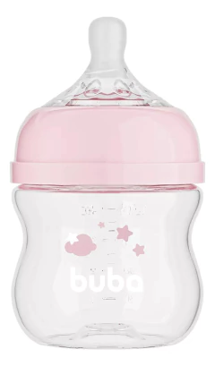 MAMADEIRA EASY FLOW NUVEM ROSA 120ML BUBA na internet