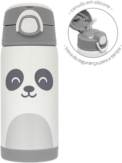 GARRAFA TERMICA PAREDE DUPLA GUMY PANDA 400ML BUBA na internet