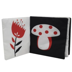 LIVRO DE PANO CONTRASTE COM CHOCALHO JARDIM TODO LIVRO - AD baby | Roupas e Acessórios nacionais e importados