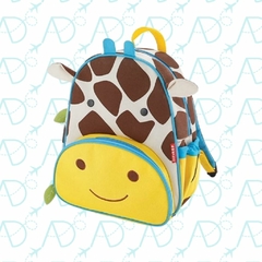 KIT ESCOLAR MOCHILA GARRAFA BAG POTE TALHER GIRAFA SKIP HOP - loja online