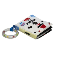 LIVRO DE PANO CONTRASTE COM CHOCALHO JARDIM TODO LIVRO - comprar online