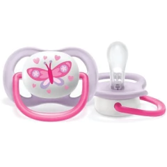 CHUPETA ULTRA AIR UNITARIA MENINA BORBOLETA 0-6M AVENT - comprar online