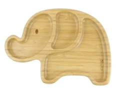 PRATO GREEN BAMBU COM DIVISÓRIAS E VENTOSA CLINGO - AD baby | Roupas e Acessórios nacionais e importados