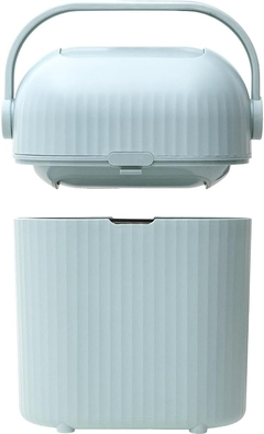 LIXEIRA ANTIODOR AZUL - BUBA - comprar online