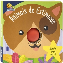 LIVRO APERTE MEU NARIZ SQUEAKY ANIMAIS DE ESTIMACAO