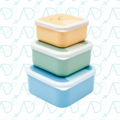 KIT 3 POTINHOS 250/350/550ML GUMY PAPINHA BEBE BUBA - AD baby | Roupas e Acessórios nacionais e importados