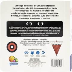 Imagem do LIVRO CAPA DURA MONTESSORI DE CONTRASTE FORMAS TODO LIVRO