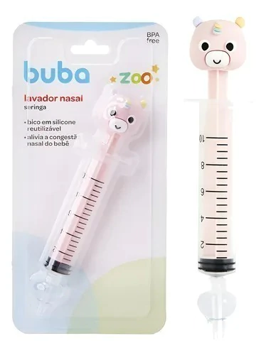 LAVADOR NASAL SERINGA BUBA ZOO UNICÓRNIO - BUBA