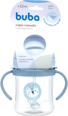 COPO COM DISPOSITIVO CANUDO LEAOZINHO BUBA - comprar online