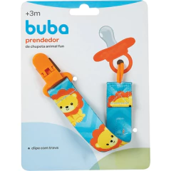 PRENDEDOR DE CHUPETA BUBA ZOO LEAO BUBA