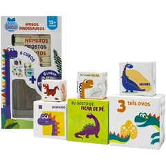LIVRO AMIGOS DINOSSAUROS (LIVRINHOS+BLOQUINHOS) TODO LIVRO - loja online
