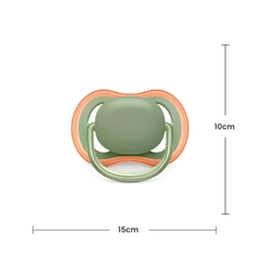 CHUPETA ULTRA AIR DUPLA DECO VERDE/CINZA 6-18M AVENT - comprar online