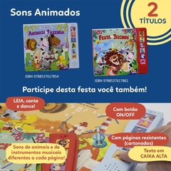 LIVRO SONS ANIMADOS ANIMAIS DA FAZENDA na internet