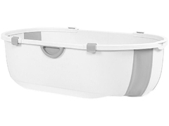 BANHEIRA RETRATIL OASIS SF1 WHITE & GREY