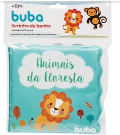 LIVRINHO DE BANHO ANIMAIS DA FLORESTA BUBA na internet