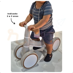 Imagem do BICICLETA DE EQUILIBRIO E-LITE RIDER OFF WHITE/CINZA PREMIUM BABY