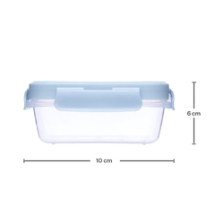 KIT 3 POTINHOS HERMETICOS AZUL BUBA - loja online