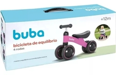 BICICLETA DE EQUILIBRIO 4 RODAS ROSA BUBA - AD baby | Roupas e Acessórios nacionais e importados