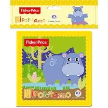 LIVRO DE BANHO FISHER PRICE - HIPOPOTAMO