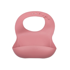 BABADOR SILICONE ROSA INFANTI