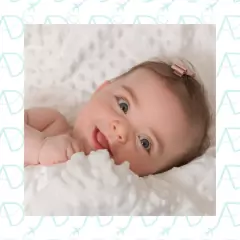 Cobertor Baby 0,90X1,10 cm Plush C/ Sherpam Dots Laço Bebê - AD baby | Roupas e Acessórios nacionais e importados