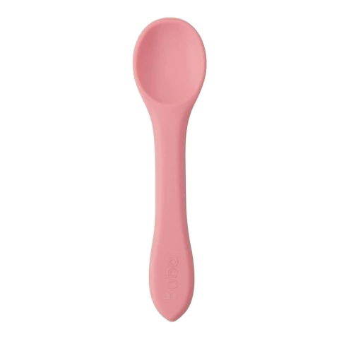 COLHER FLEXIVEL EM SILICONE ROSA BUBA