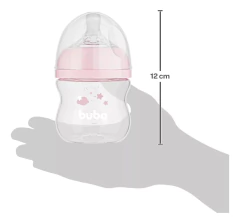 MAMADEIRA EASY FLOW NUVEM ROSA 120ML BUBA - AD baby | Roupas e Acessórios nacionais e importados