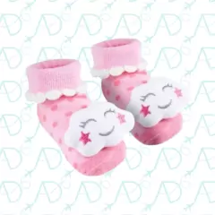 Meias Antiderrapantes com Chocalho C/02 06-12 Meses Buba - comprar online