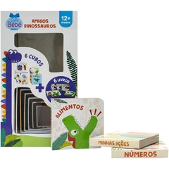 LIVRO AMIGOS DINOSSAUROS (LIVRINHOS+BLOQUINHOS) TODO LIVRO - AD baby | Roupas e Acessórios nacionais e importados