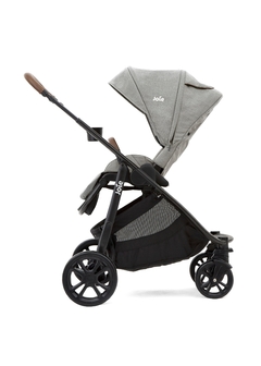 CARRINHO VERSATRAX + BEBE CONFORTO + MOISES CINZA PEBBLE JOIE