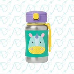 GARRAFA INOX C/TAMPA 350 ML SKIP HOP - AD baby | Roupas e Acessórios nacionais e importados