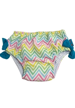 FRALDA DE PISCINA CHEVRON COLORIDO TAMANHO:12 MESES ECOEPLAY