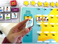 QUADRO MINHA ROTINA ESTRELINHAS BABEBI na internet