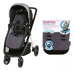 ALMOFADA CARRINHO MEMORY FOAM DOVE CINZA CLINGO na internet