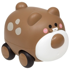 CARRINHO ANIMAL COM FILHOTE MARROM BUBA