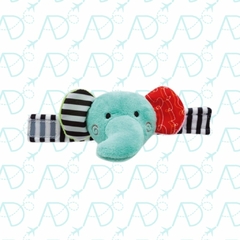PULSERINHA HAPPY ZOO / CHOCALHO BICHINHOS 3M+ BUBA - AD baby | Roupas e Acessórios nacionais e importados