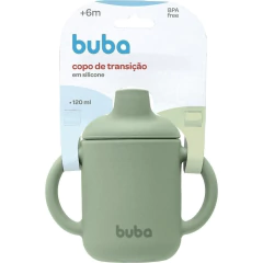 COPO EM SILICONE VERDE BUBA - comprar online