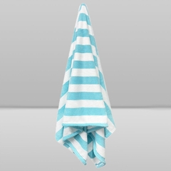 TOALHA POWER SEC LISTRADA AZUL 80X150 LACO BEBE - comprar online