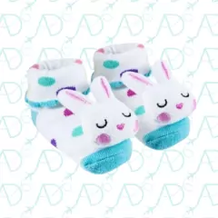 Meias Antiderrapantes com Chocalho C/02 06-12 Meses Buba - AD baby | Roupas e Acessórios nacionais e importados