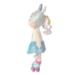 BONECA ANGELA UNICORNIO PATINADORA 33CM - METOO - AD baby | Roupas e Acessórios nacionais e importados