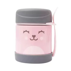 POTE TERMICO COM TAMPA E TALHER GUMY 320 ML BUBA - AD baby | Roupas e Acessórios nacionais e importados