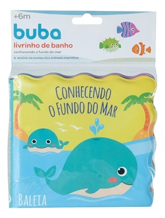 LIVRINHO DE BANHO CONHECENDO O FUNDO DO MAR BUBA - loja online