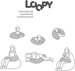 ALMOFADA DE AMAMENTACAO LOOPY VERDE NHACARE FOM - AD baby | Roupas e Acessórios nacionais e importados