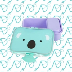 KIT ESCOLAR MOCHILA + POTE + BAG + SNACK COALA ZOO SKIP - AD baby | Roupas e Acessórios nacionais e importados
