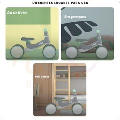 BICICLETA DE EQUILIBRIO E-LITE RIDER OFF WHITE/CINZA PREMIUM BABY - comprar online