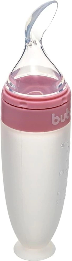 COLHER DOSADORA EM SILICONE COM VENTOSA ROSA BUBA na internet