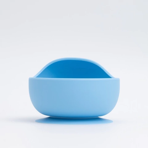 TIGELA BOWL INFANTIL DE SILICONE COM VENTOSA AZUL - PETIT PIA
